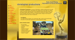 Desktop Screenshot of christopherproductions.org